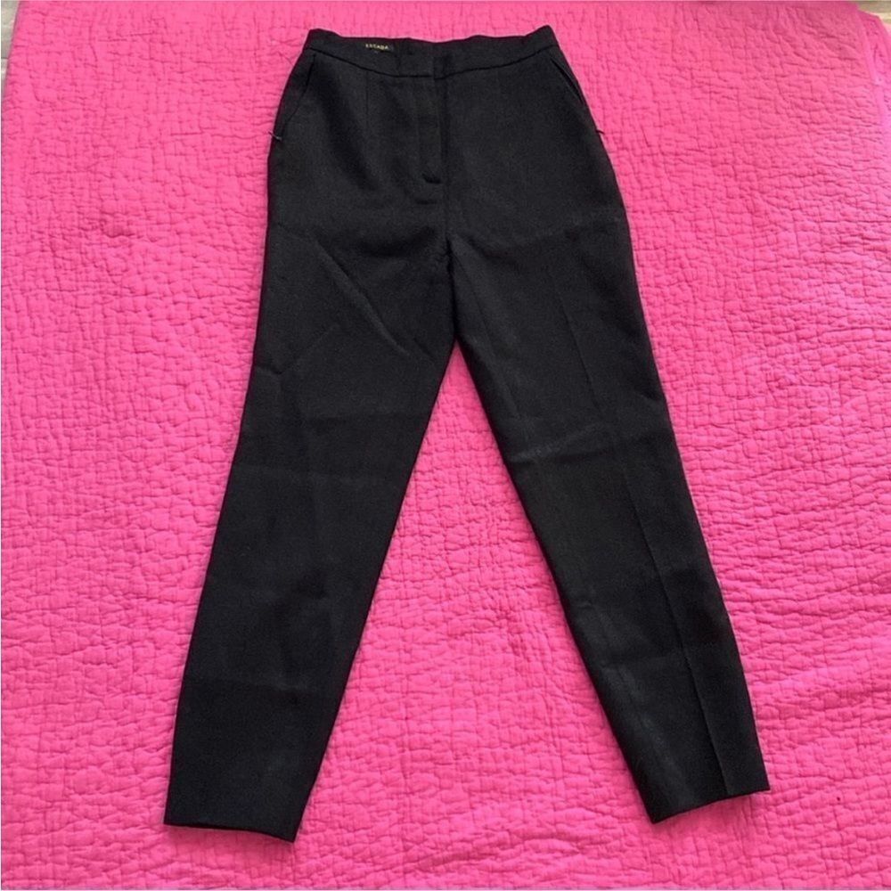 Escada Classic Black Ankle Pants, US4